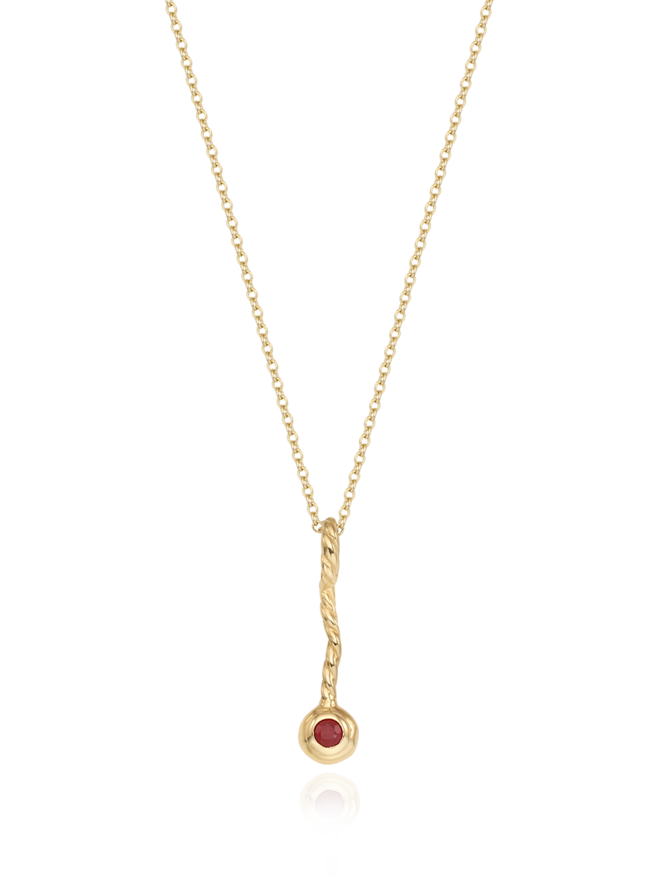 (14k) Baguette Magique Necklace