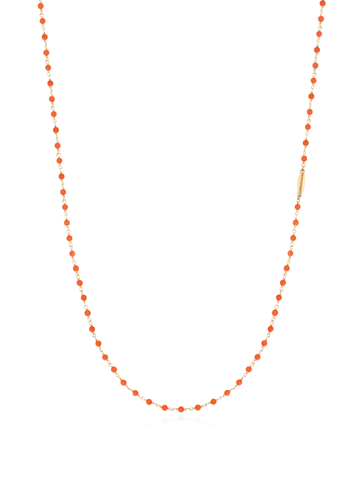 (14k) Coral Link Necklace
