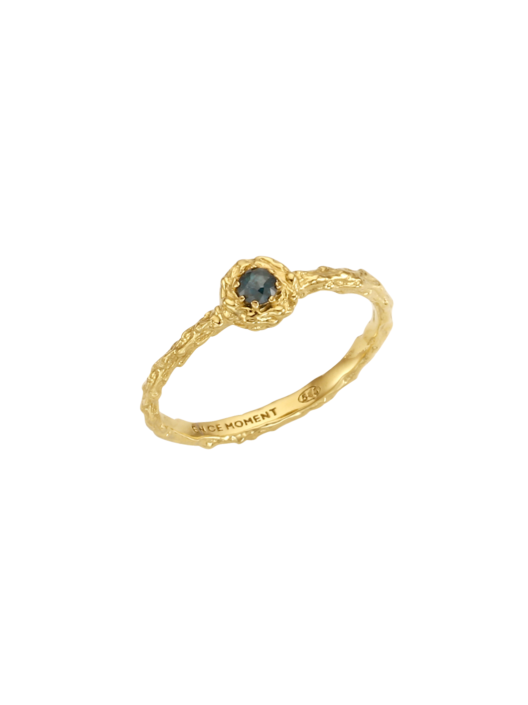 (14k) Sprout Slim Ring (rough diamond)