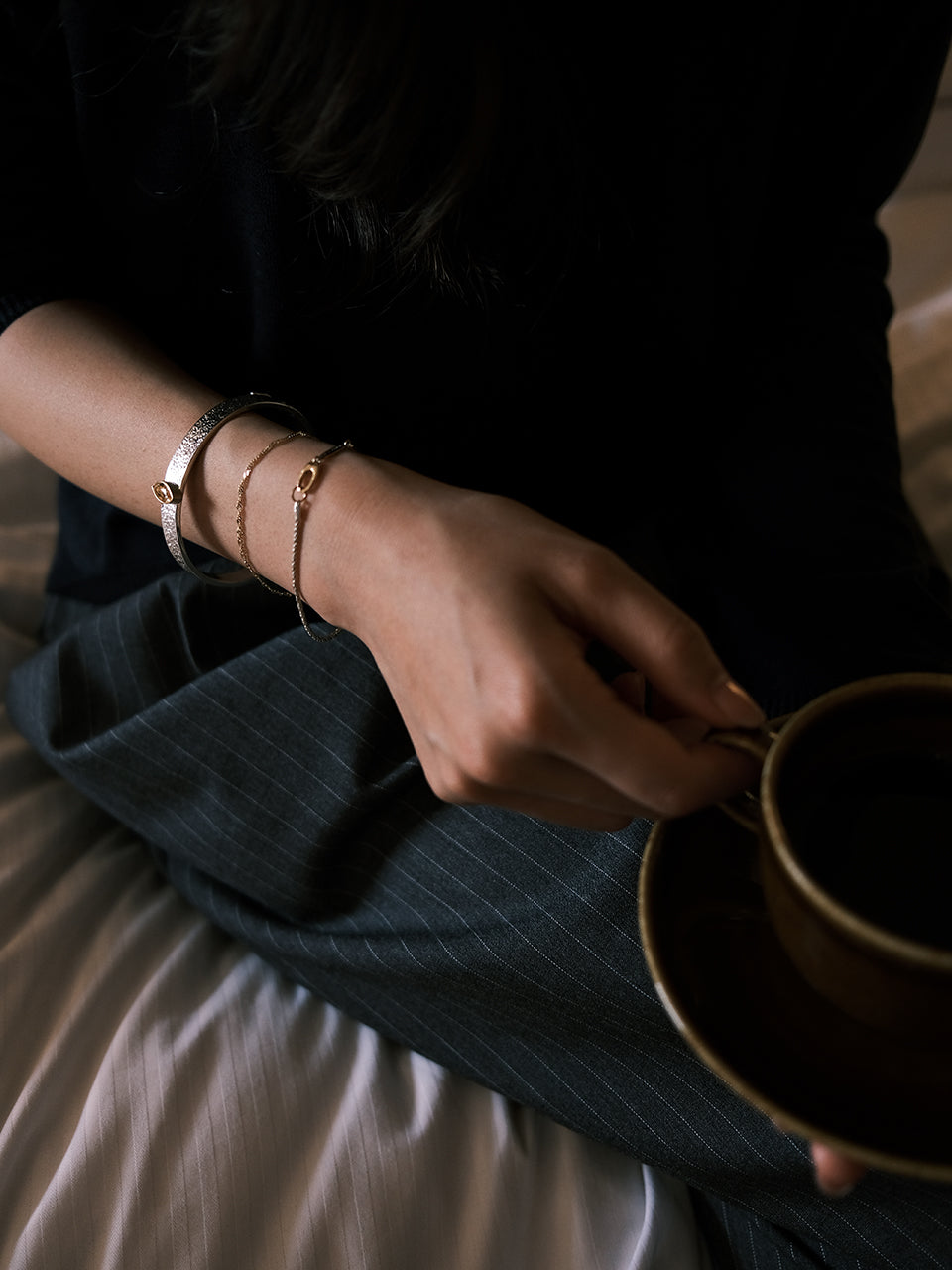 Twig Andante Bangle (citrine)