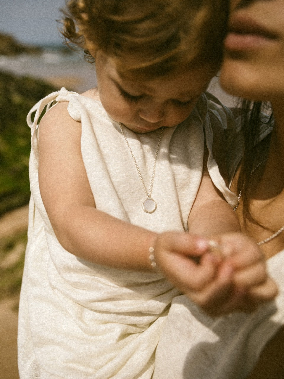 Natural Linen Dress (Kid)