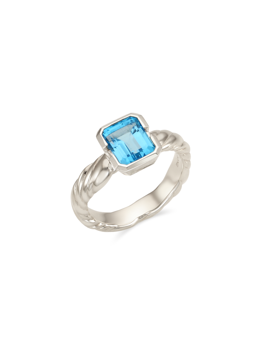 New Wave Stone Ring - Blue Topaz