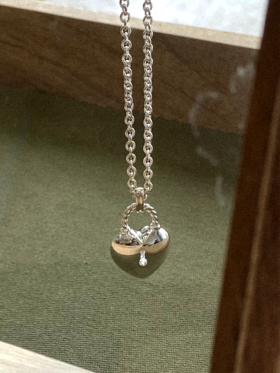 Heart Lock Necklace (silver)