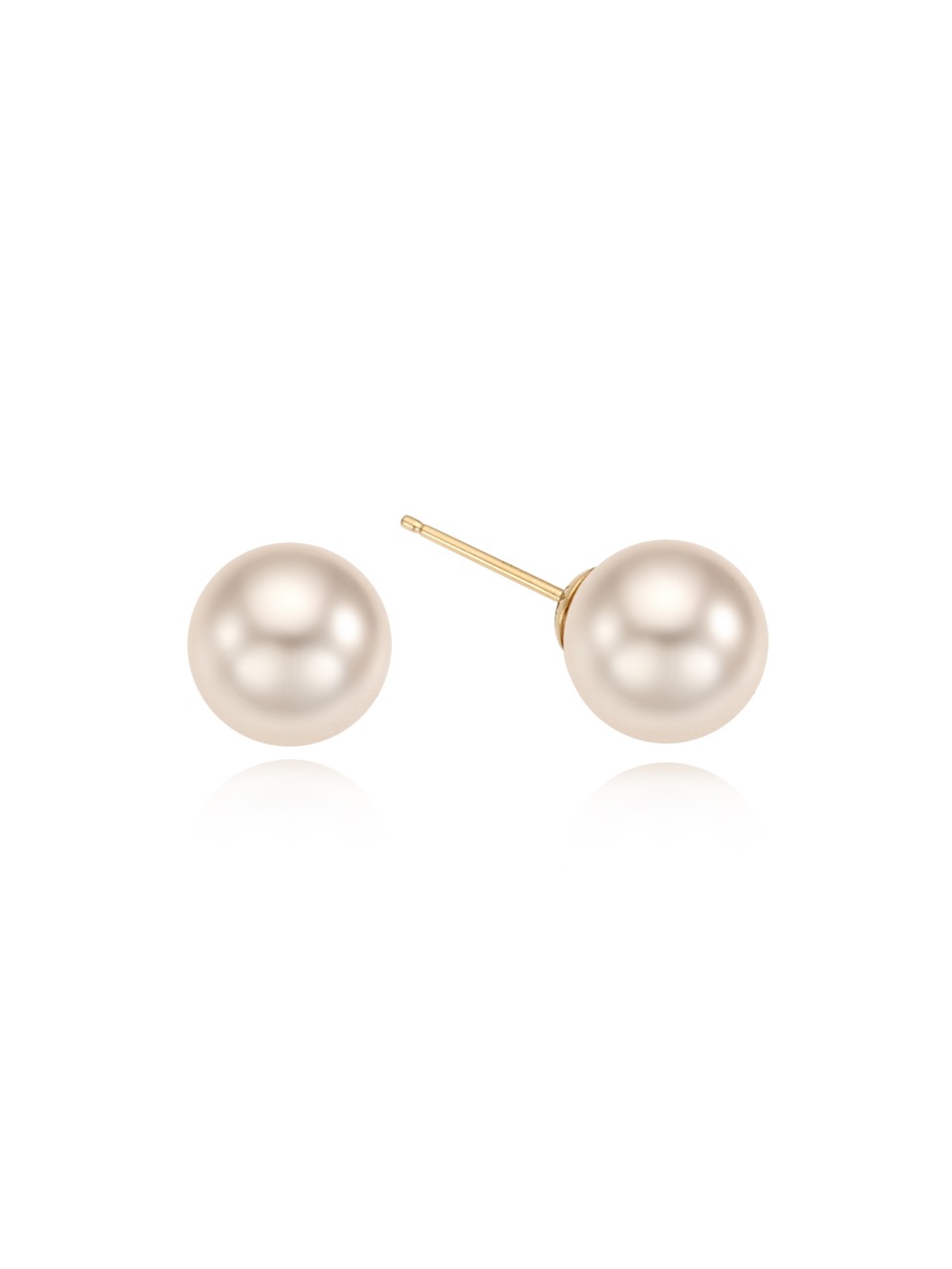 (14k) Classic Pearl Earrings (11mm)