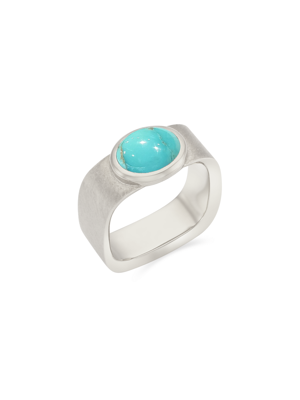 Valentine Square Ring (turquoise)