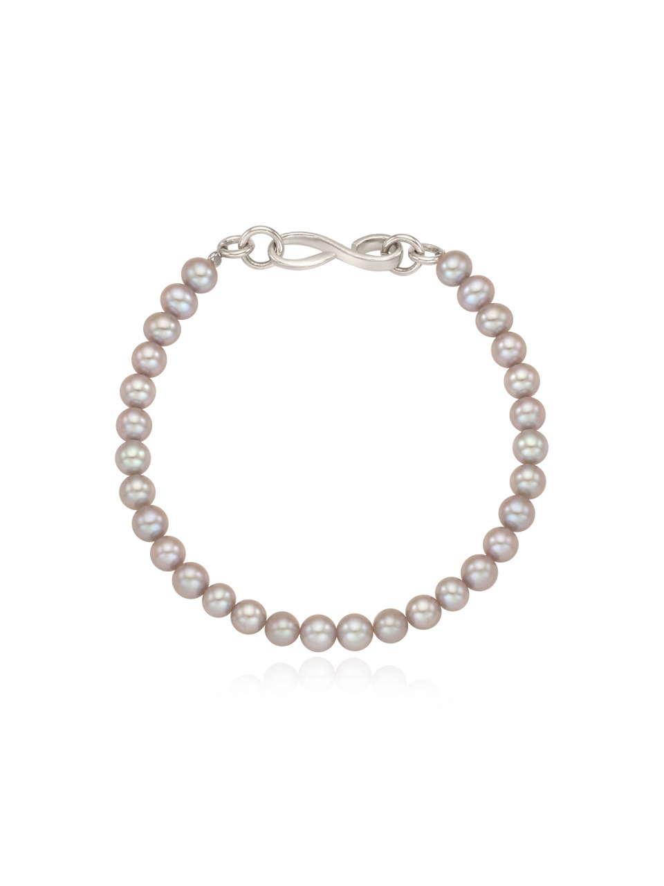 Classic Pearl Bracelet (grey pearl)