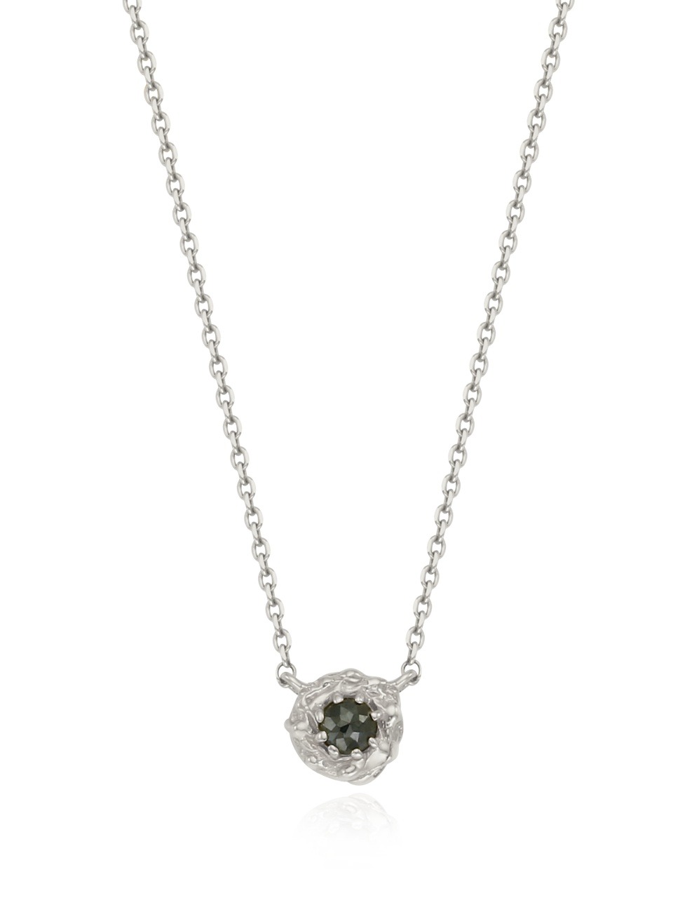 Sprout Necklace (M) (rough diamond)